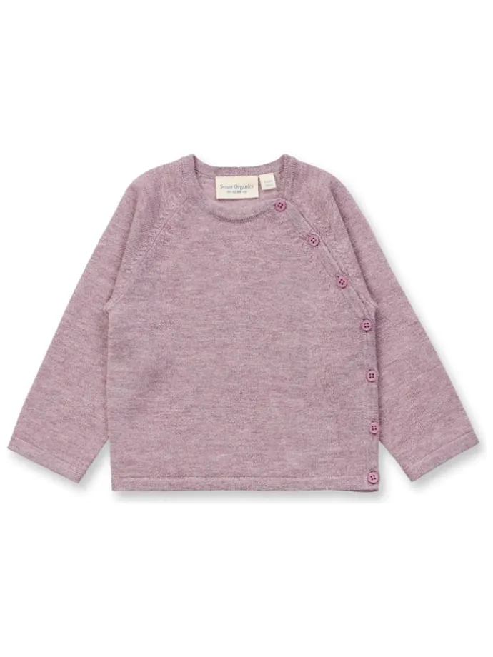 Cardigan "P. Picasso" in Mauve