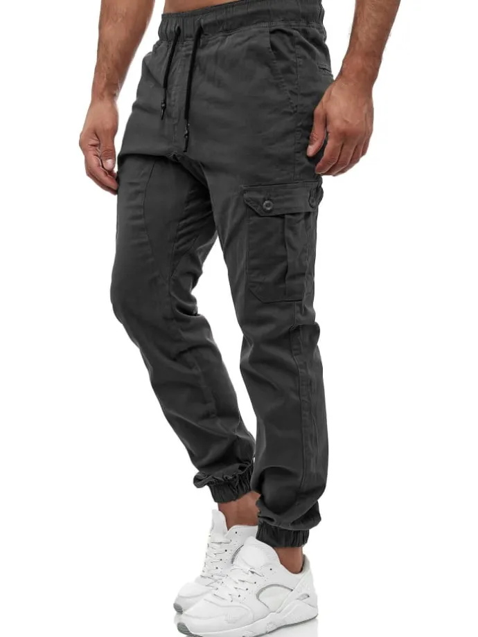 Cargohose "16610" - Regular Fit - in Anthrazit