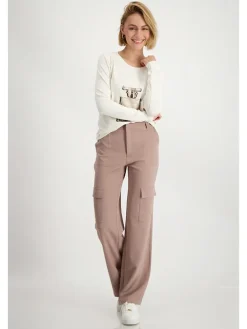 Cargohose in Beige