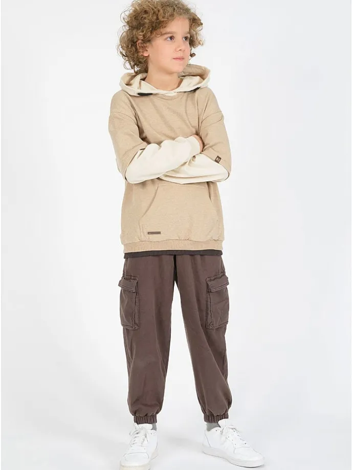 Cargohose in Braun