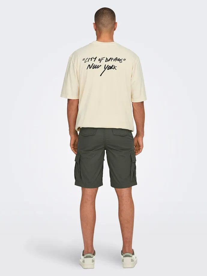Cargoshorts in Khaki