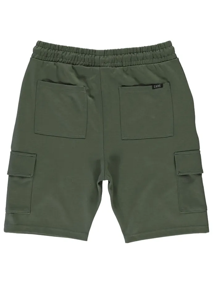 Cargo-Sweatshorts "Redush" in Moosgrün