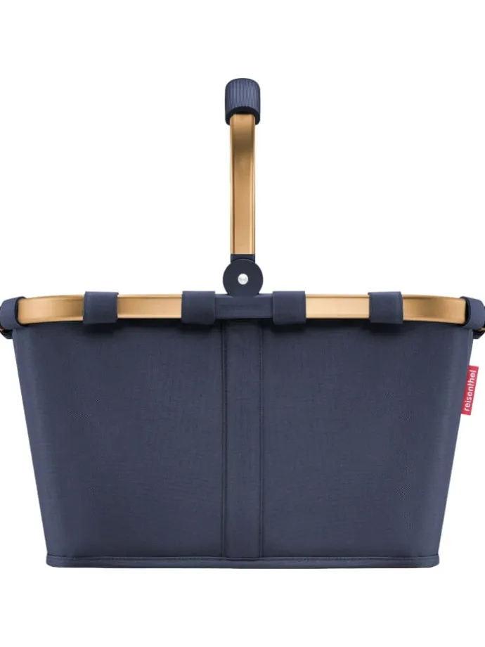 Carrybag - Einkaufskorb (cord dark matcha) in midnight gold