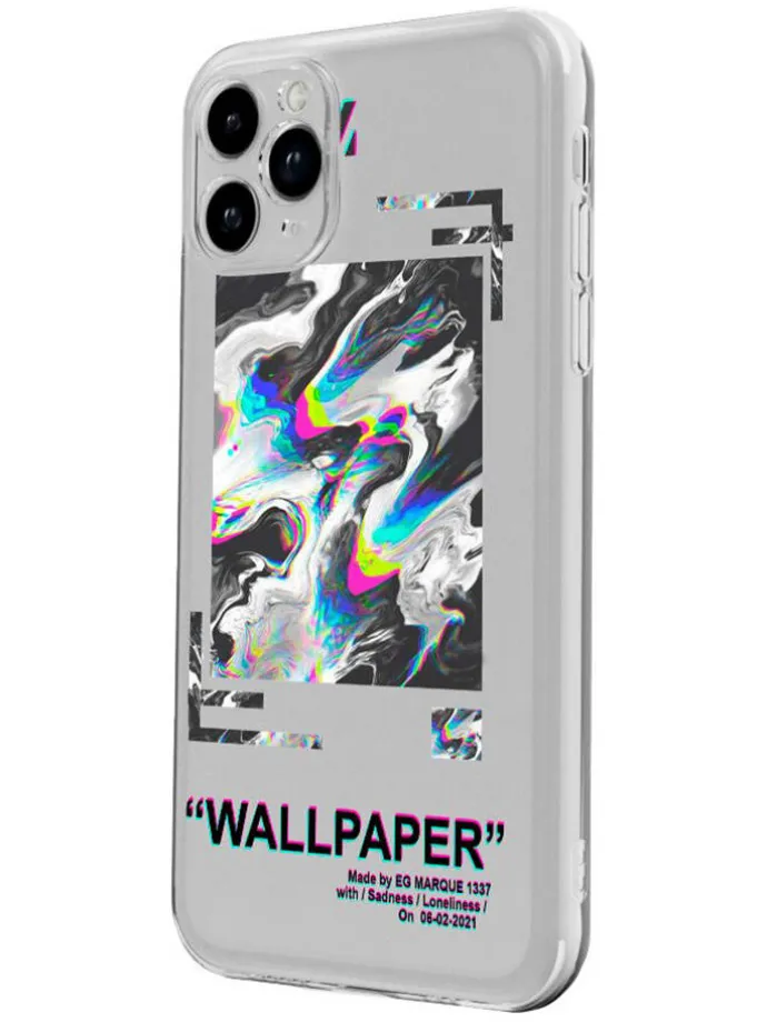 Case für iPhone 11 in Transparent/ Bunt