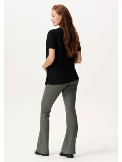 Casual Hose Flared Heja in Olive