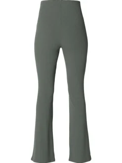 Casual Hose Flared Heja in Olive