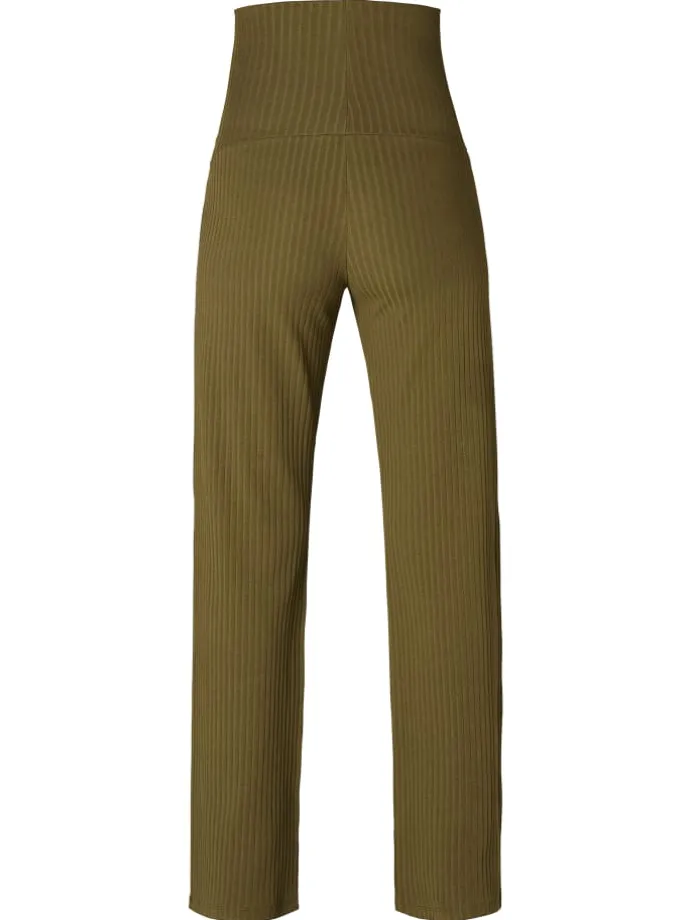 Casual Hose Rebild in Dark Olive