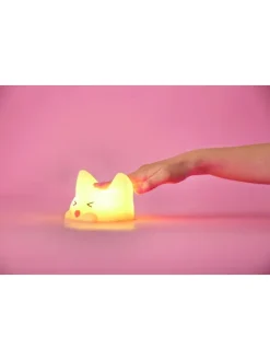 Catty Cat RGB LED Nachtlicht in Weiß ab 0 Monate