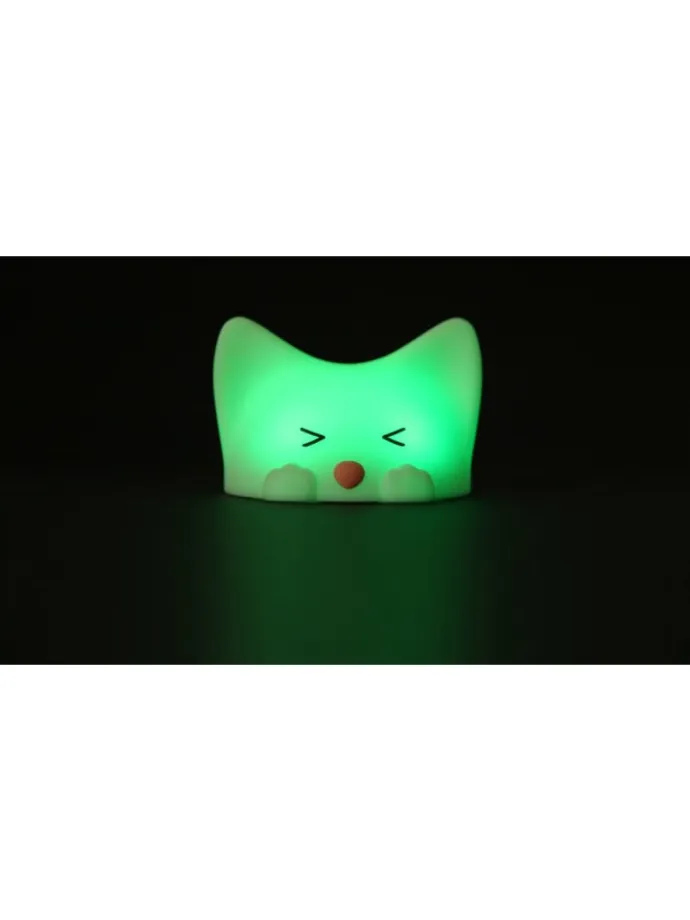 Catty Cat RGB LED Nachtlicht in Weiß ab 0 Monate
