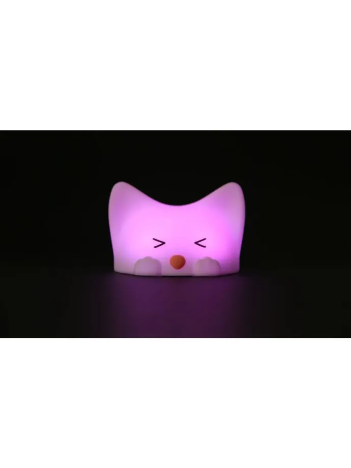 Catty Cat RGB LED Nachtlicht in Weiß ab 0 Monate