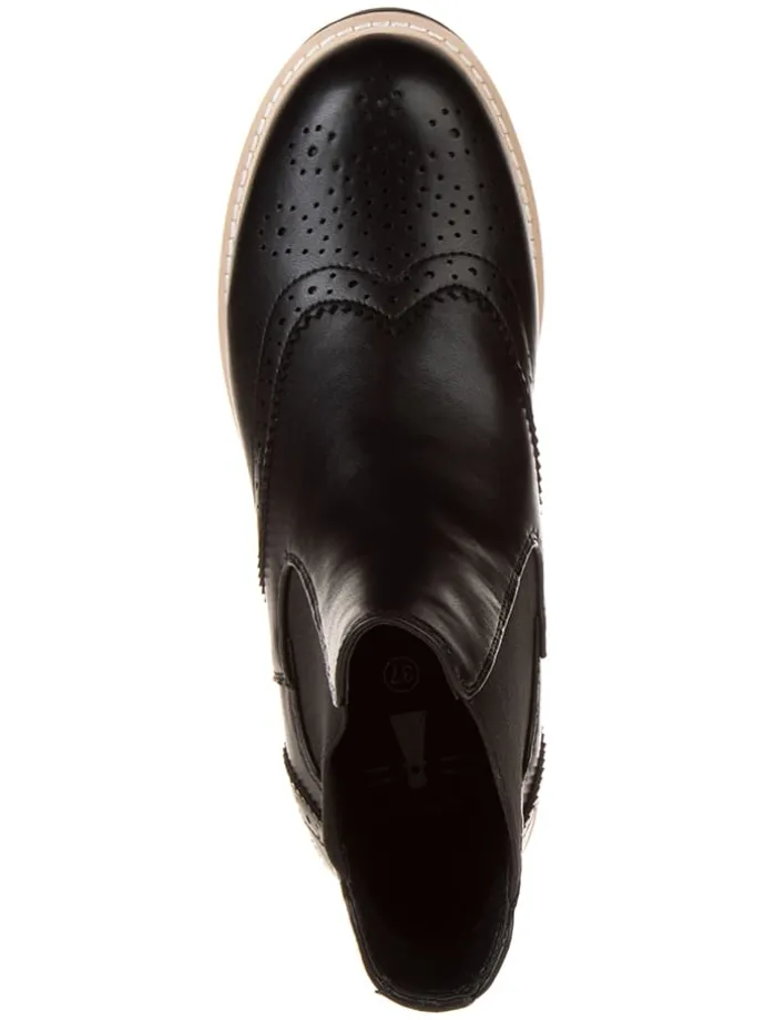 Chelsea-Boots in Schwarz