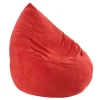 Chillkissen Sitzsack Poly Noble 90 cm hoch in rot