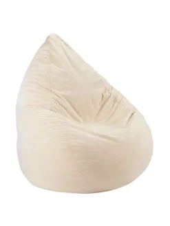 Chillkissen Sitzsack Poly Noble 90 cm hoch in beige