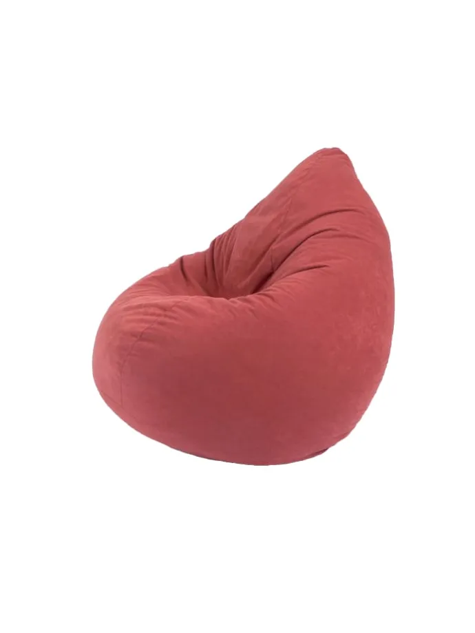 Chillkissen Sitzsack Poly Noble 90 cm hoch in rost