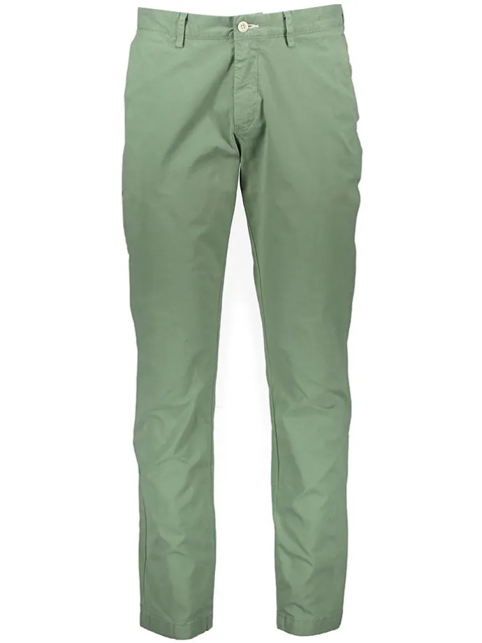 Chino - Slim fit - in Grün