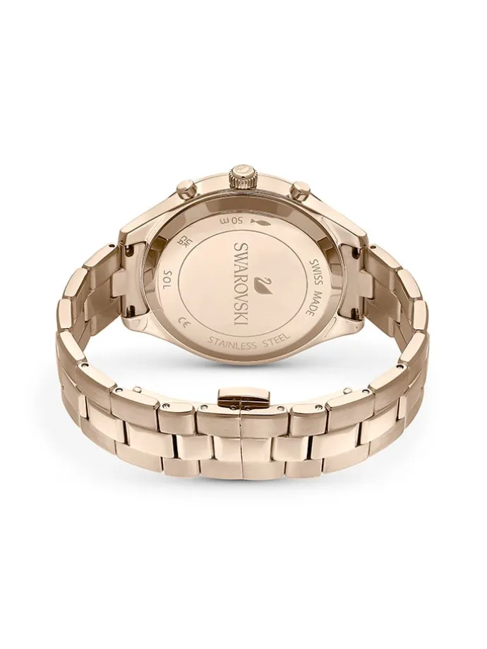 Chronograph in Gold/ Blau
