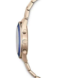 Chronograph in Gold/ Blau