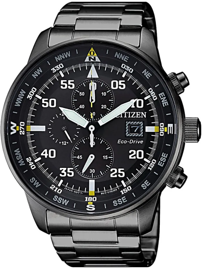 Chronograph in Schwarz