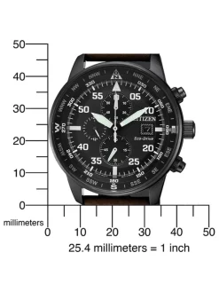 Chronograph in Schwarz