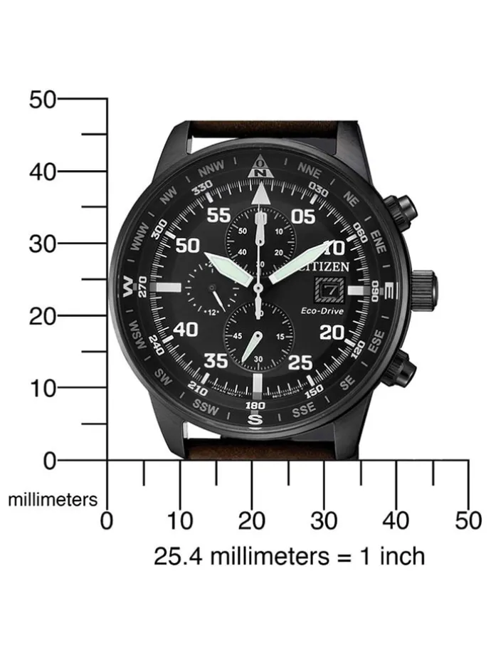 Chronograph in Schwarz