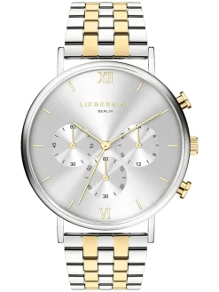 Chronograph in Silber/ Gold