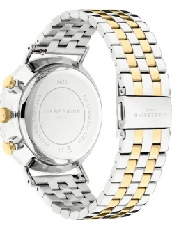 Chronograph in Silber/ Gold
