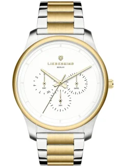 Chronograph in Silber/ Gold/ Weiß