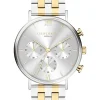 Chronograph in Silber/ Gold