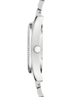 Chronograph in Silber/ Hellblau