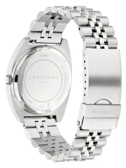 Chronograph in Silber/ Hellblau