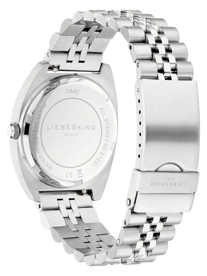Chronograph in Silber/ Hellblau