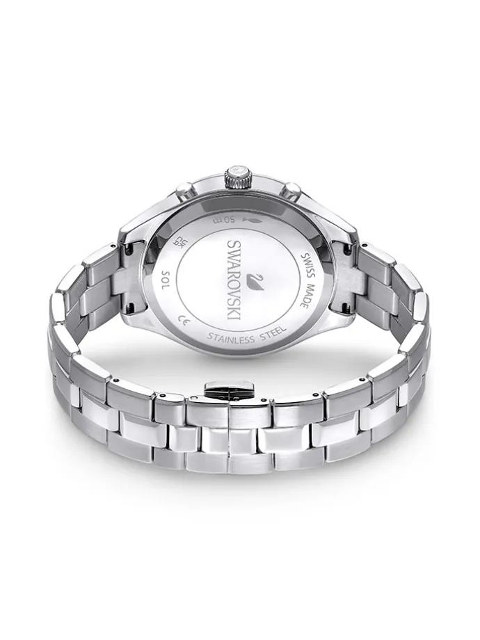 Chronograph in Silber/ Lila