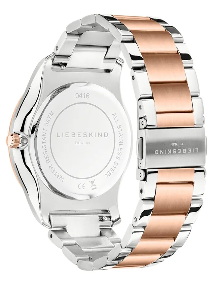 Chronograph in Silber/ Roségold