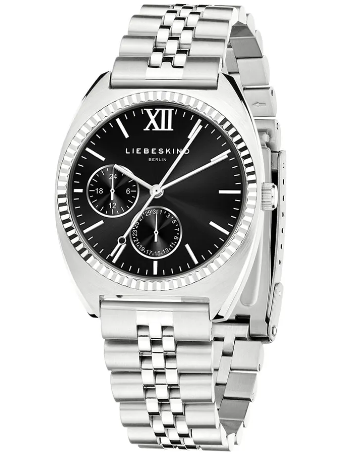 Chronograph in Silber/ Schwarz