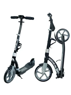City Scooter " Hurricane " in schwarz/silber