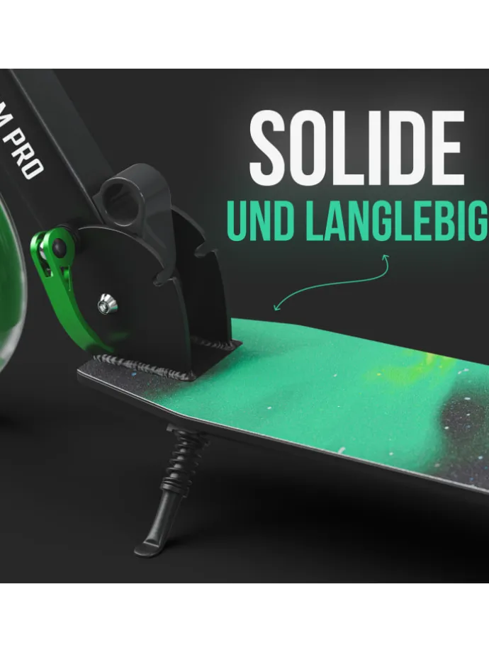 Cityroller LED Scooter " Phantom Pro LED Meteor " in Meteor Grün