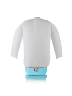 CLEANmaxx Bügler Hellblau für Hemden & Blusen + Bügler-Aufsatz für Hosen