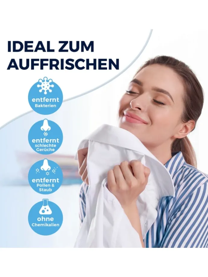 CLEANmaxx Bügler mit Dampffunktion für Hemden & Blusen + Bügler-Aufsatz für