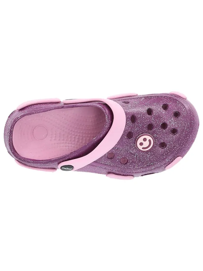 Clogs "Burab" in Lila/ Rosa