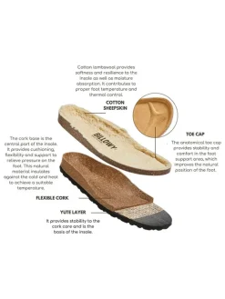 Clogs in Beige