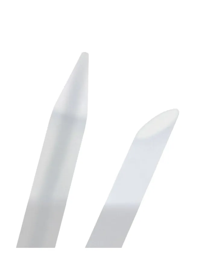 CONTOUR LUXE Glas-Nagelfeilenset in silber