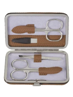 Corbello Manciure-Set 11 cm in braun