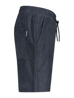 Cordbermudas in Dunkelblau