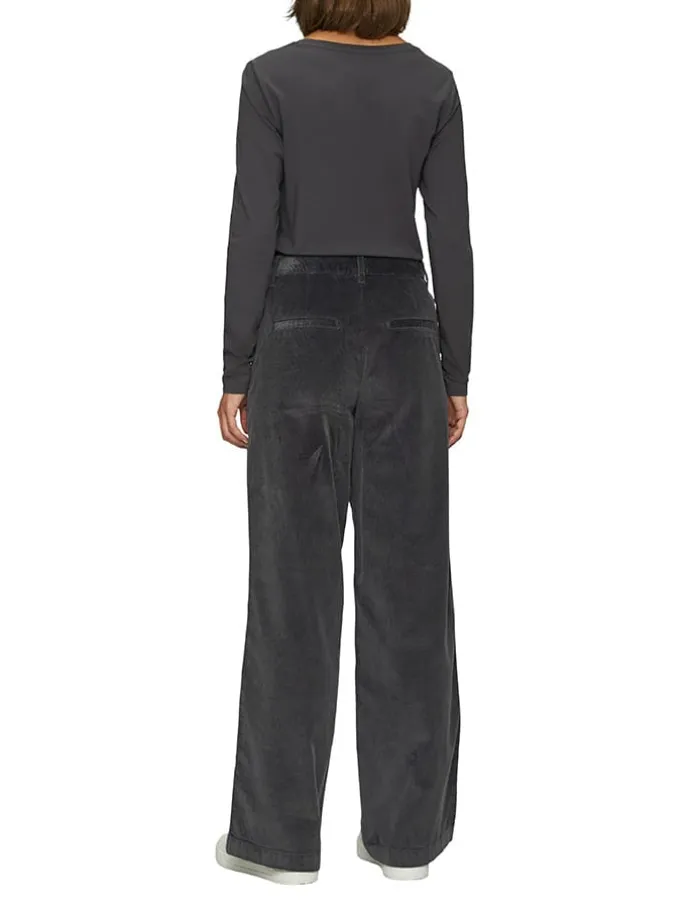 Cordhose - Comfort fit - in Dunkelgrau