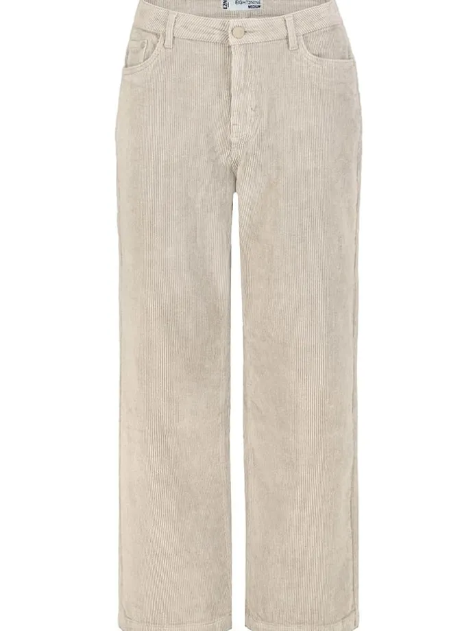 Cordhose in Creme