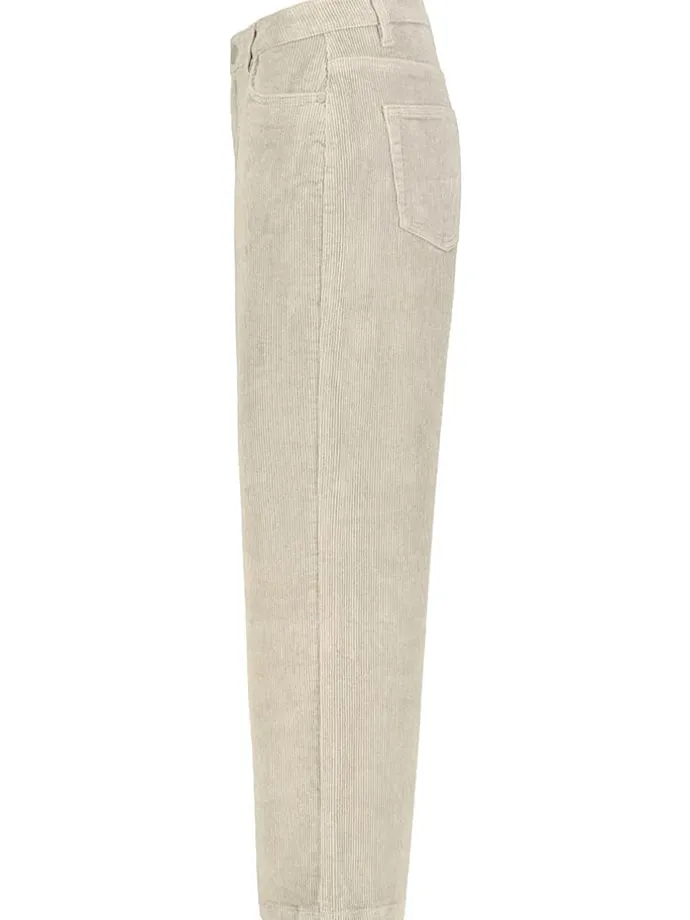 Cordhose in Creme