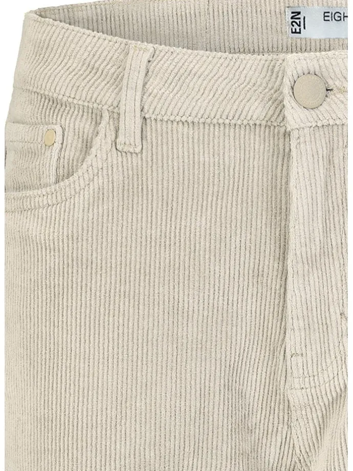 Cordhose in Creme