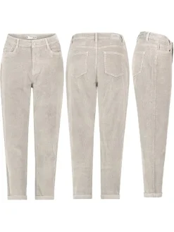 Cordhose in Creme
