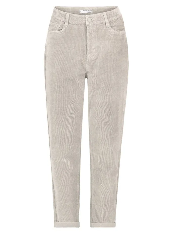 Cordhose in Creme