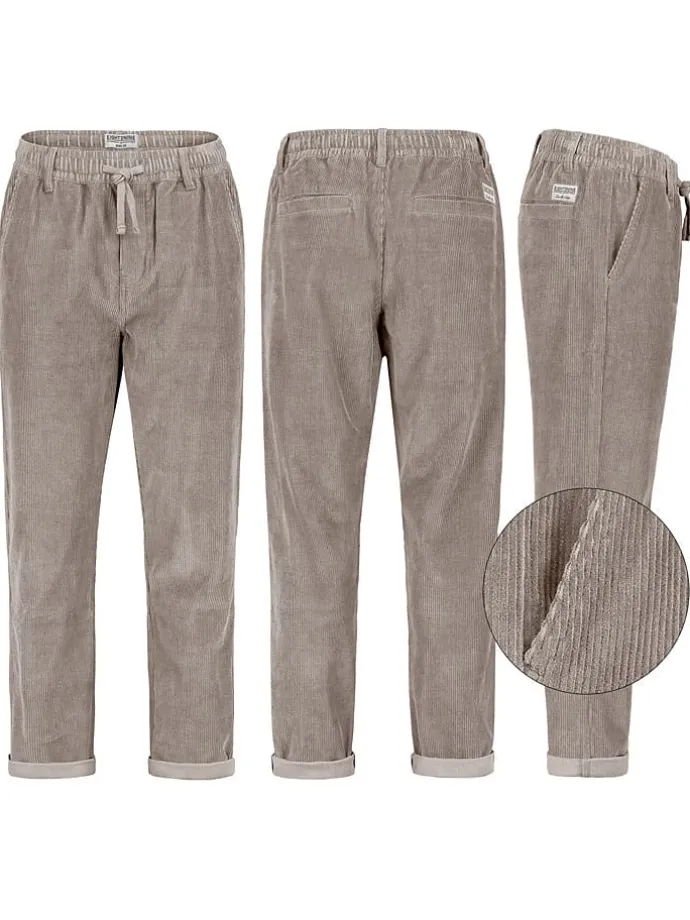 Cordhose in Taupe